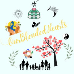 Our Blended Hearts Logo Filled with togetherness